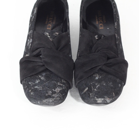 Sesto Meucci Ballet Flats Women sz 9 Black Slip on made in Italy Designer Shoes - Picture 5 of 9